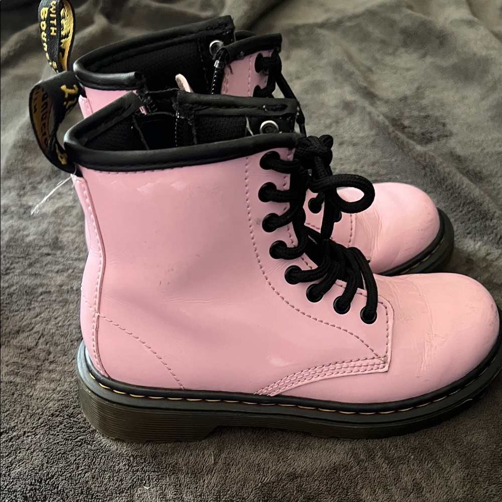 Dr. Martens Kids Pink Boots